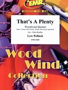 That's A Plenty by Pollack Lew - Jirka Kadlec - for Woodwind Quintet (Woodwind Quintet (Piano / Guitar Bass Guitar Drums Percussion (optional)))