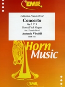 Concerto Op. 3 # 9 by Vivaldi Antonio Lucio - Orval Francis - for Horn and Organ (Horn and Organ)