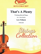 That's A Plenty by Pollack Lew - Jirka Kadlec - for Violoncello and Piano (Violoncello and Piano)