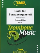 Suite fur Posaunenquartett by Hidas Frigyes for 4 Trombones (4 Trombones)