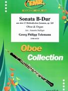 Sonata B-Dur by Telemann Georg Philipp - Hulliger Anneros - for Oboe and Organ (Oboe and Organ)