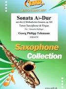 Sonata Ab-Dur by Telemann Georg Philipp - Hulliger Anneros - for Tenor Saxophone and Organ (Tenor Saxophone and Organ)