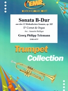 Sonata B-Dur by Telemann Georg Philipp - Hulliger Anneros - for Eb Cornet and Organ (Eb Cornet and Organ)