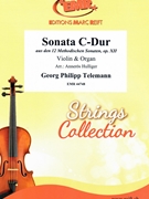 Sonata C-Dur by Telemann Georg Philipp - Hulliger Anneros - for Violin and Organ (Violin and Organ)