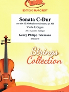 Sonata C-Dur by Telemann Georg Philipp - Hulliger Anneros - for Viola and Organ (Viola and Organ)