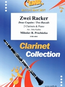 Zwei Racker by Prochazka Miloslav R - Jirka Kadlec - for 2 Clarinets and Piano (2 Clarinets and Piano)