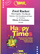 Zwei Racker by Prochazka Miloslav R - Jirka Kadlec - for Soprano Saxophone Alto Saxophone and Piano (Soprano Saxophone Alto Saxophone and Piano)