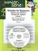 Melodies for Beginners Volume 3 by Moren Bertrand for Bass Clarinet and Piano (Bass Clarinet and Piano (+ Play Back / Play Along CD optional))