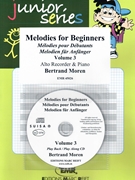 Melodies for Beginners Volume 3 by Moren Bertrand for Alto Recorder w/ Audio (Alto Recorder and CD Play Back / Play Along)