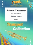 Scherzo Concertant by Morard Philippe for Eb Cornet and Piano (Eb Cornet and Piano)