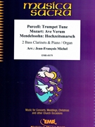 Trumpet Tune (Purcell) / Ave Verum (Mozart) / Hochzeitsmarsch (Mendelssohn) by Michel Jean-Francois for 2 Bass Clarinets and Piano (2 Bass Clarinets and Piano)
