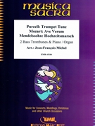 Trumpet Tune (Purcell) / Ave Verum (Mozart) / Hochzeitsmarsch (Mendelssohn) by Michel Jean-Francois for 2 Bass Trombones and Organ (2 Bass Trombones and Organ)