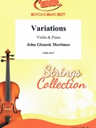 Variations by Mortimer John Glenesk for Violin and Piano (Violin and Piano)