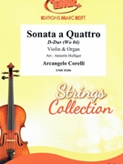 Sonata a Quattro by Corelli Arcangelo - Hulliger Anneros - for Violin and Organ (Violin and Organ)