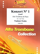 Konzert # 1 f-moll by Peskin Vladimir - Valta Jan - for Alto Trombone and Piano (Alto Trombone and Piano)