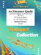 An Einsamer Quelle by Strauss Richard - Mortimer John Glenesk - for Eb Cornet and Piano (Eb Cornet and Piano)