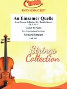 An Einsamer Quelle by Strauss Richard - Mortimer John Glenesk - for Violin and Piano (Violin and Piano)