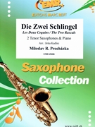 Die Zwei Schlingel by Prochazka Miloslav R - Jirka Kadlec - for 2 Tenor Saxophones and Piano (2 Tenor Saxophones and Piano)