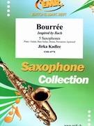 Bourree by Kadlec Jirka for 5 Saxophones (5 Saxophones (S(A)A(T)A(T)TB) (Piano / Guitar Bass Guitar Drums Percussion (optional)))