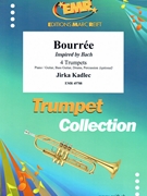 Bourree by Kadlec Jirka for 4 Trumpets (4 Trumpets (Piano / Guitar Bass Guitar Drums Percussion (optional)))