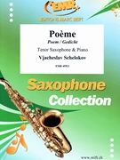 Poeme by Schelokov Vjacheslav for Tenor Saxophone and Piano (Tenor Saxophone and Piano)