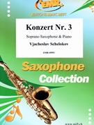 Konzert Nr. 3 by Schelokov Vjacheslav for Soprano Saxophone and Piano (Soprano Saxophone and Piano)