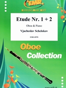 Etude Nr. 1 + 2 by Schelokov Vjacheslav for Oboe and Piano (Oboe and Piano)