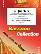 4 Quartets by Michel Jean-Francois for 4 Bassoons and Organ (4 Bassoons and Organ)