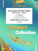 Procession Of The Nobles by Rimsky-Korsakov Nikolai - Mortimer John Glenesk - for 5 Trumpets and Piano (5 Trumpets and Piano (Organ / Piano (optional)))