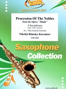 Procession Of The Nobles by Rimsky-Korsakov Nikolai - Mortimer John Glenesk - for 4 Saxophones (4 Saxophones (S(A)A(T)A(T)B) (Organ / Piano (optional)))