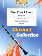 The Man I Love by Gershwin George - Jirka Kadlec - for 4 Clarinets (4 Clarinets (Piano Guitar Bass Drums optional) (Piano / Guitar Bass Guitar Drums Percussion (optional)))