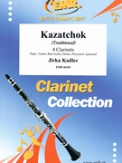 Kazatchok by Kadlec Jirka for 4 Clarinets and Rhythm Section (4 Clarinets and Rhythm Section (Piano Bass Drums) (Piano / Guitar Bass Guitar Drums Percussion (optional)))