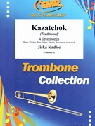 Kazatchok by Kadlec Jirka for 4 Trombones and Rhythm Section (4 Trombones and Rhythm Section (Piano / Guitar Bass Guitar Drums Percussion (optional)))