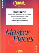 Badinerie by Bach Johann Sebastian - Mortimer John Glenesk - for Soprano Saxophone and Piano (Soprano Saxophone and Piano)