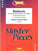 Badinerie by Bach Johann Sebastian - Mortimer John Glenesk - for Violoncello and Piano (Violoncello and Piano)