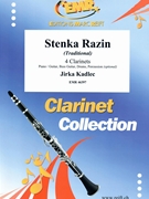 Stenka Razin by Kadlec Jirka for 4 Clarinets (4 Clarinets (Piano Guitar Bass Drums optional) (Piano / Guitar Bass Guitar Drums Percussion (optional)))