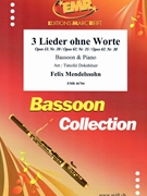 3 Lieder ohne Worte by Mendelssohn Felix - Timofei Dokshitser - for Bassoon and Piano (Bassoon and Piano)