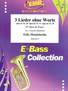 3 Lieder ohne Worte by Mendelssohn Felix - Timofei Dokshitser - for Eb Bass and Piano (Eb Bass and Piano)