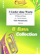3 Lieder ohne Worte by Mendelssohn Felix - Timofei Dokshitser - for Bb Bass and Piano (Bb Bass and Piano)