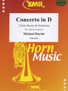 Concerto in D by Haydn Michael - Andrews David - for 2 Horns and Orchestra (2 Horns and Orchestra)