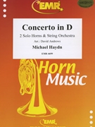 Concerto in D by Haydn Michael - Andrews David - for 2 Horns and String Orchestra (2 Horns and String Orchestra)