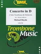 Concerto in D by Haydn Michael - Andrews David - for 2 Alto Trombones and Orchestra (2 Alto Trombones and Orchestra)