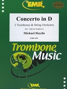 Concerto in D by Haydn Michael - Andrews David - for 2 Alto Trombones and String Orchestra (2 Alto Trombones and String Orchestra)
