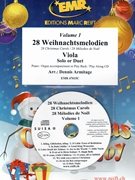 28 Weihnachtsmelodien Vol. 1 by Armitage Dennis for Viola w/ Audio (Viola and CD Play Back / Play Along)