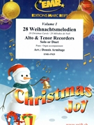 28 Weihnachtsmelodien Vol. 1 by Armitage Dennis for Alto Recorder Tenor Recorder and Piano (Alto Recorder Tenor Recorder and Piano)