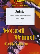 Quintet by Grgin Ante for String Orchestra (String Orchestra (Clarinet Solo))