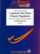 Capriccio Sur Deux Chants Populaires by Daetwyler Jean for Piccolo Alphorn and Orchestra (Piccolo Alphorn and Orchestra (Alphorn in Gb))