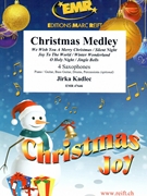 Christmas Medley by Kadlec Jirka for 4 Saxophones (4 Saxophones (S(A)A(T)A(T)B) (Piano / Guitar Bass Guitar Drums Percussion (optional)))