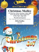 Christmas Medley by Kadlec Jirka for Woodwind Quartet and Rhythm Section (Woodwind Quartet and Rhythm Section (Piano Bass Drums) (Piano / Guitar Bass Guitar Drums Percussion (optional)))