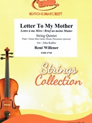Letter To My Mother by Willener Rene - Jirka Kadlec - for String Quintet (String Quintet (Piano / Guitar Bass Guitar Drums Percussion (optional)))